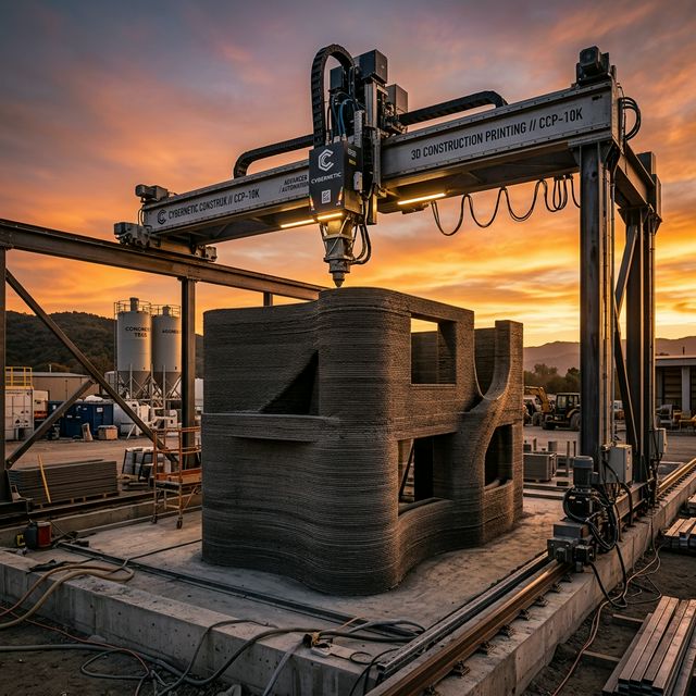 Key metrics for Printing the Foundation: 3D Construction as Green Infrastructure